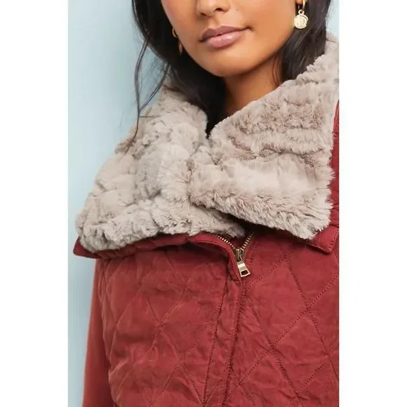 Anthropologie Marrakech Quilted Aviator Jacket NWT Medium